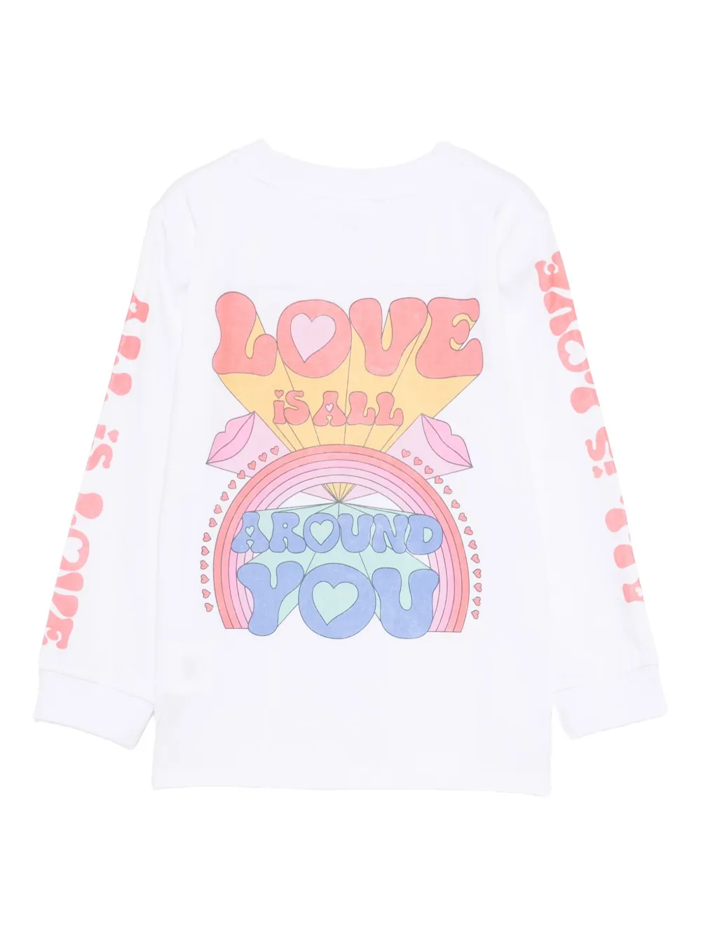Stella McCartney Kids heart-print long-sleeve top | Boys T-Shirts | Image 2