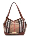 Burberry Pre-Owned 2000-2017 Small House Check Canvas Canterbury tote bag - Brown
