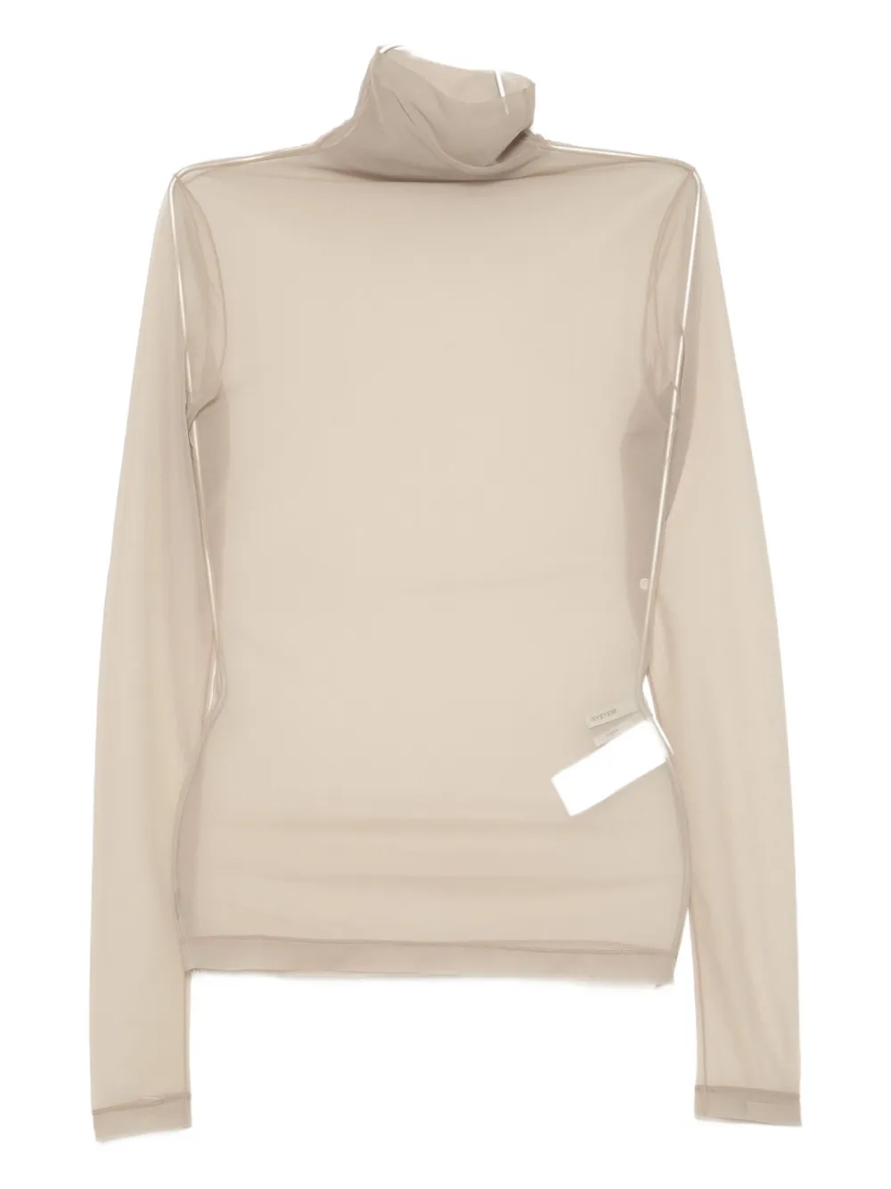 System Turtle-neck Top In Pink