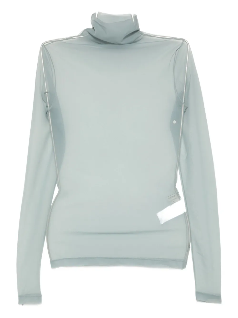 System Turtle-neck Top In Blue