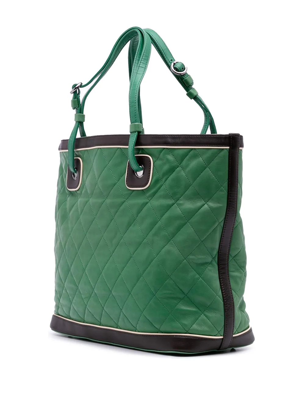2006-2008 Large Quilted Lambskin Country Club Tote Bag