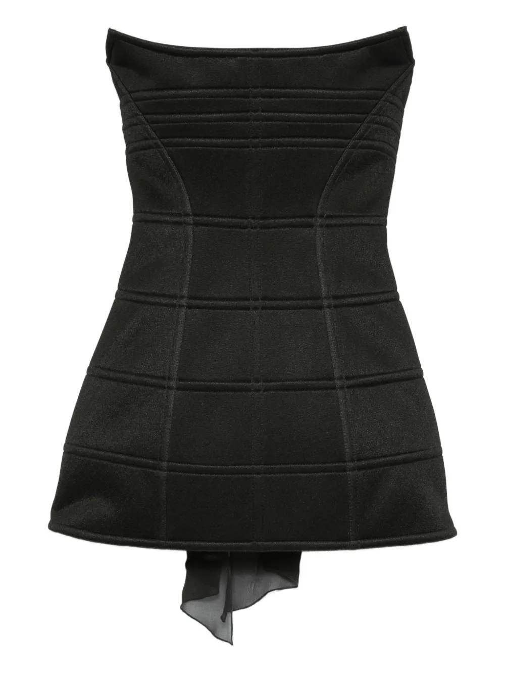 Blumarine strapless panelled dress | Black | Image 1