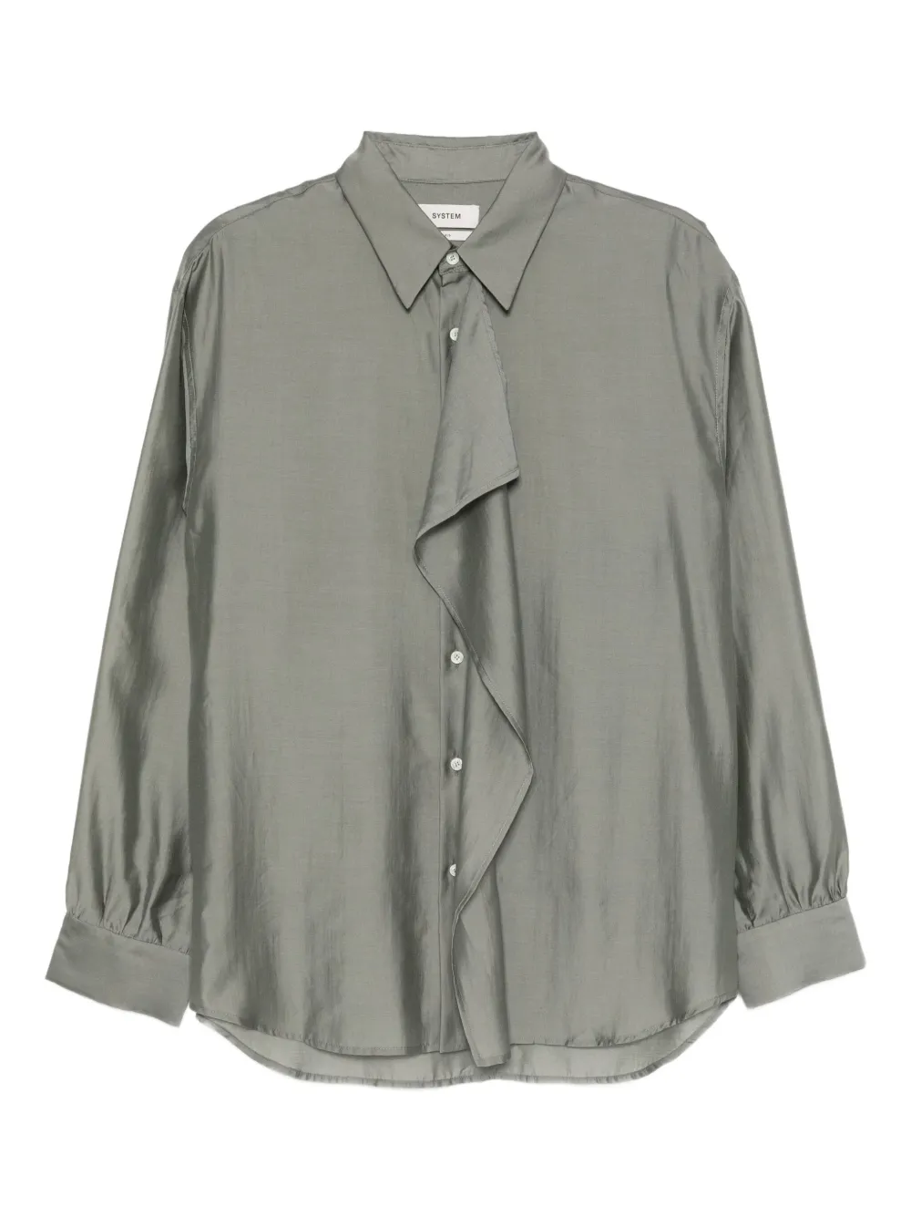 System Scarf shirt | Grey | Image 1