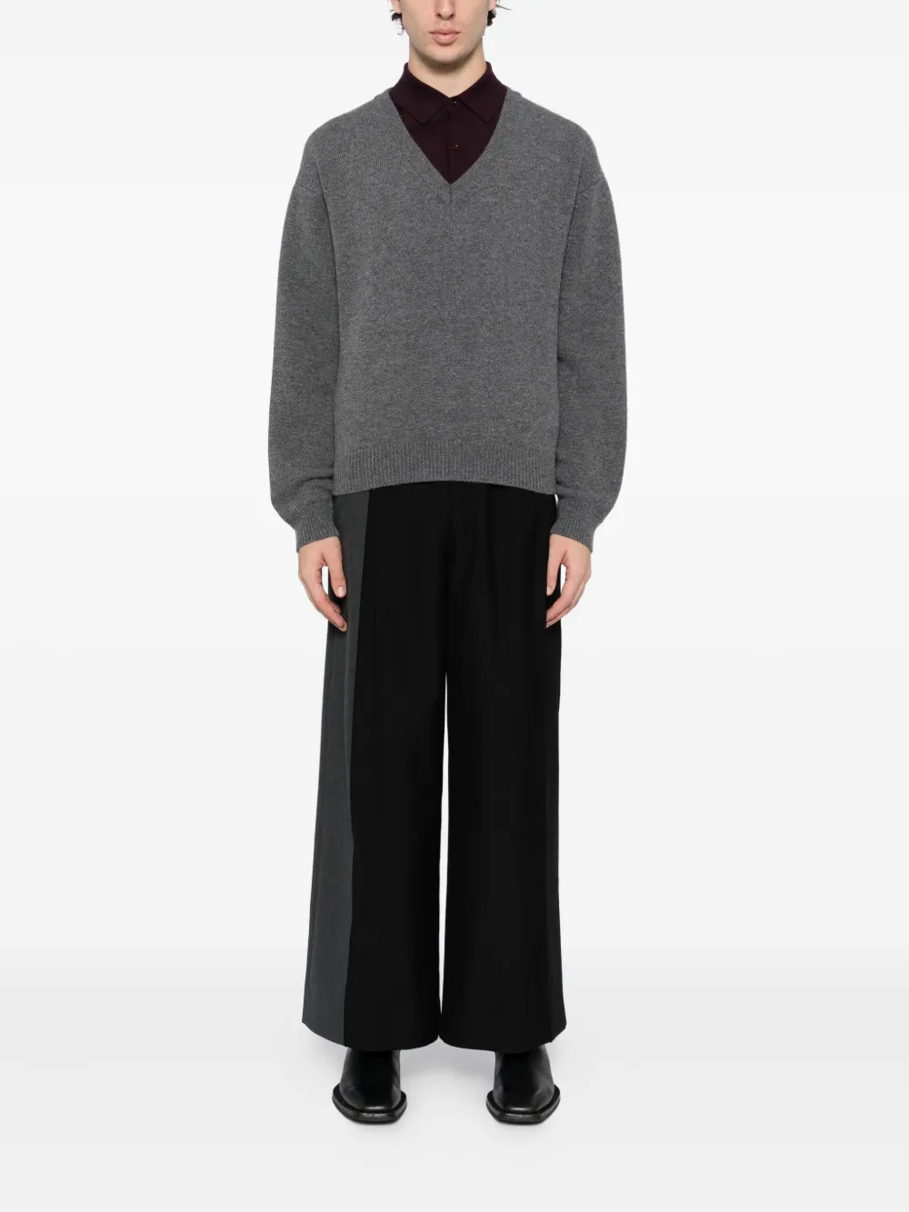 System Wool Jumper In Gray