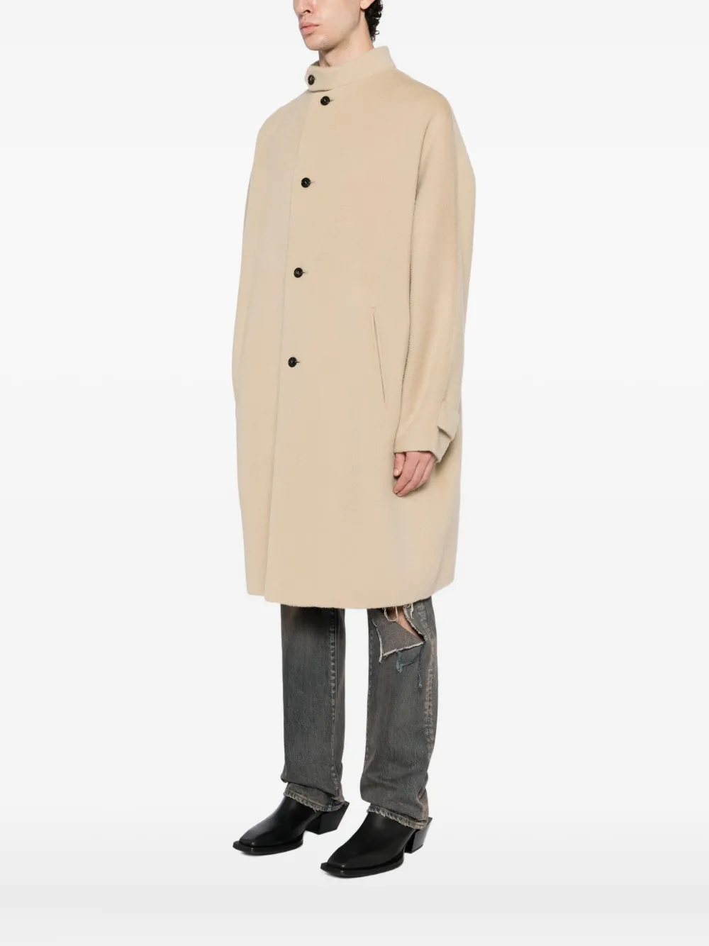  System Single-breasted Coat - Neutrals 