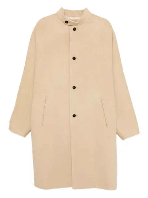 System single-breasted coat