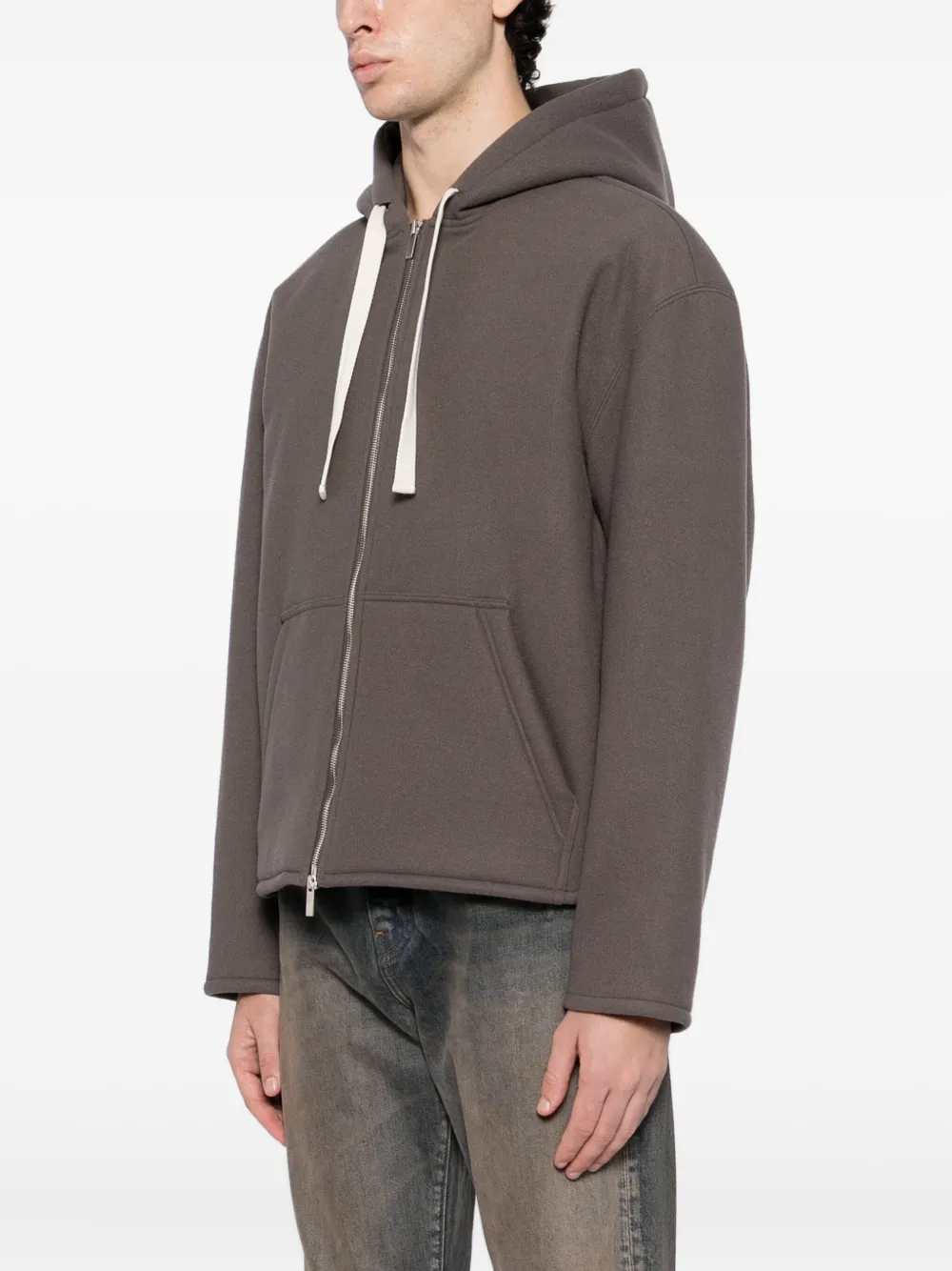 System Color-blocked Jacket In Gray