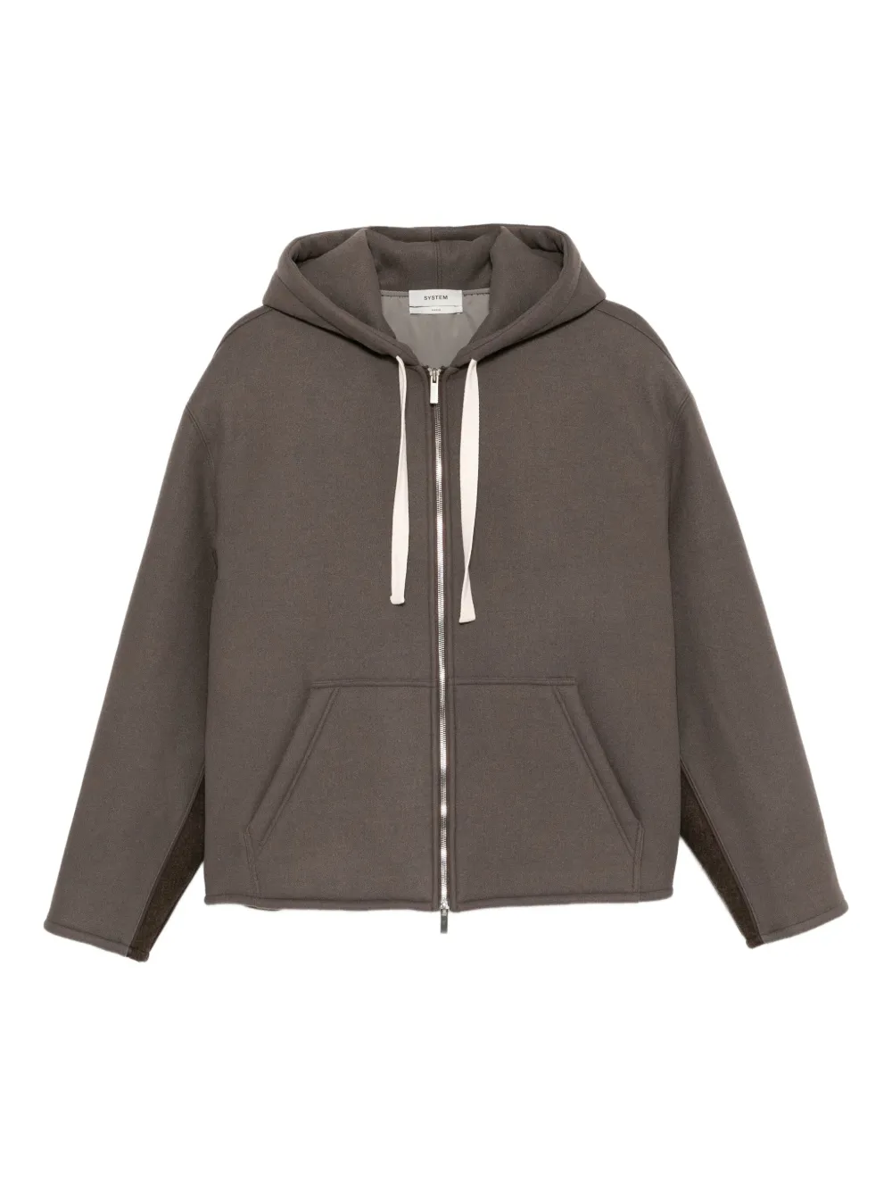 System Giacca con design color-block - Marrone