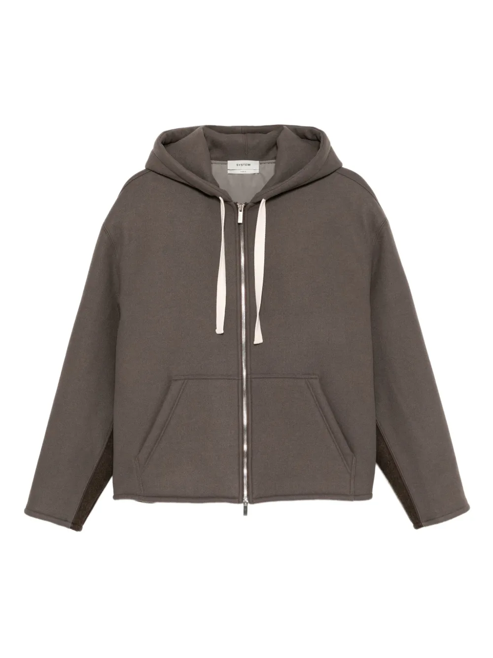 System color-blocked jacket | Brown | Image 1