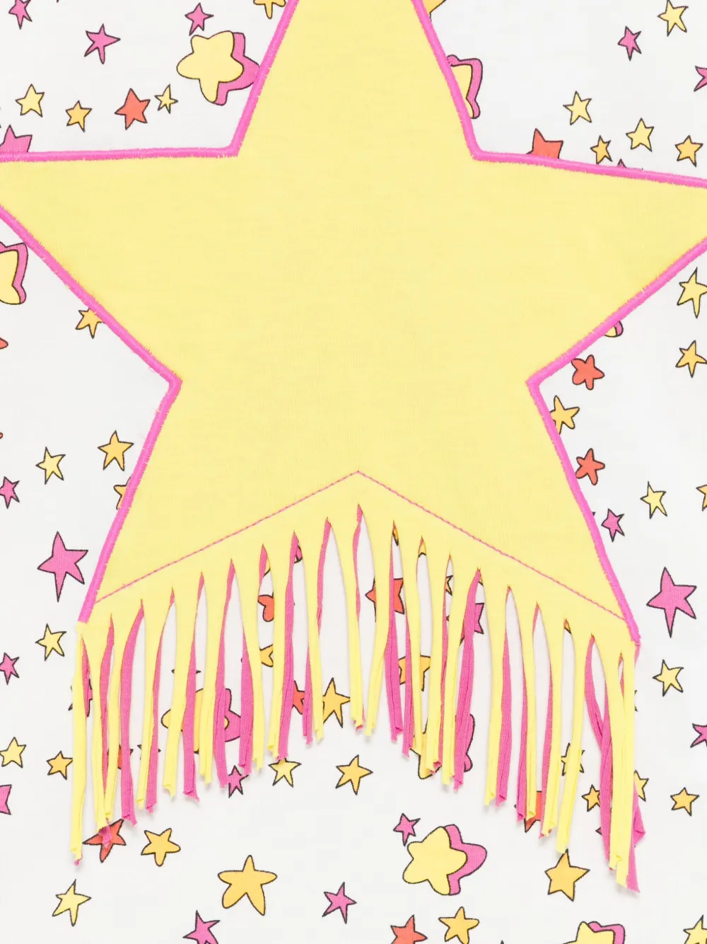 Stella McCartney Kids T-shirt met sterrenprint Wit