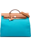 Hermès Pre-Owned 2013 Toile Herbag Zip 39 satchel - Blue