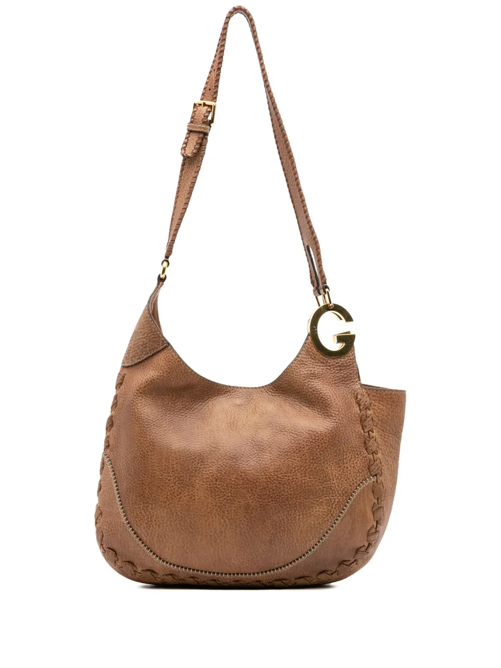 Gucci Pre-Owned 2016-2025 レザー シャーロット ショルダーバッグ - ブラウン Gucci Pre-Owned 2016-2025 レザー シャーロット ショルダーバッグ - ブラウン