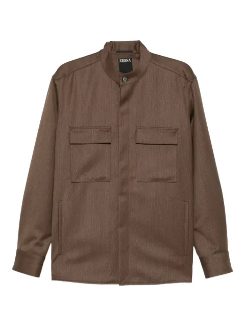 Zegna wool shirt