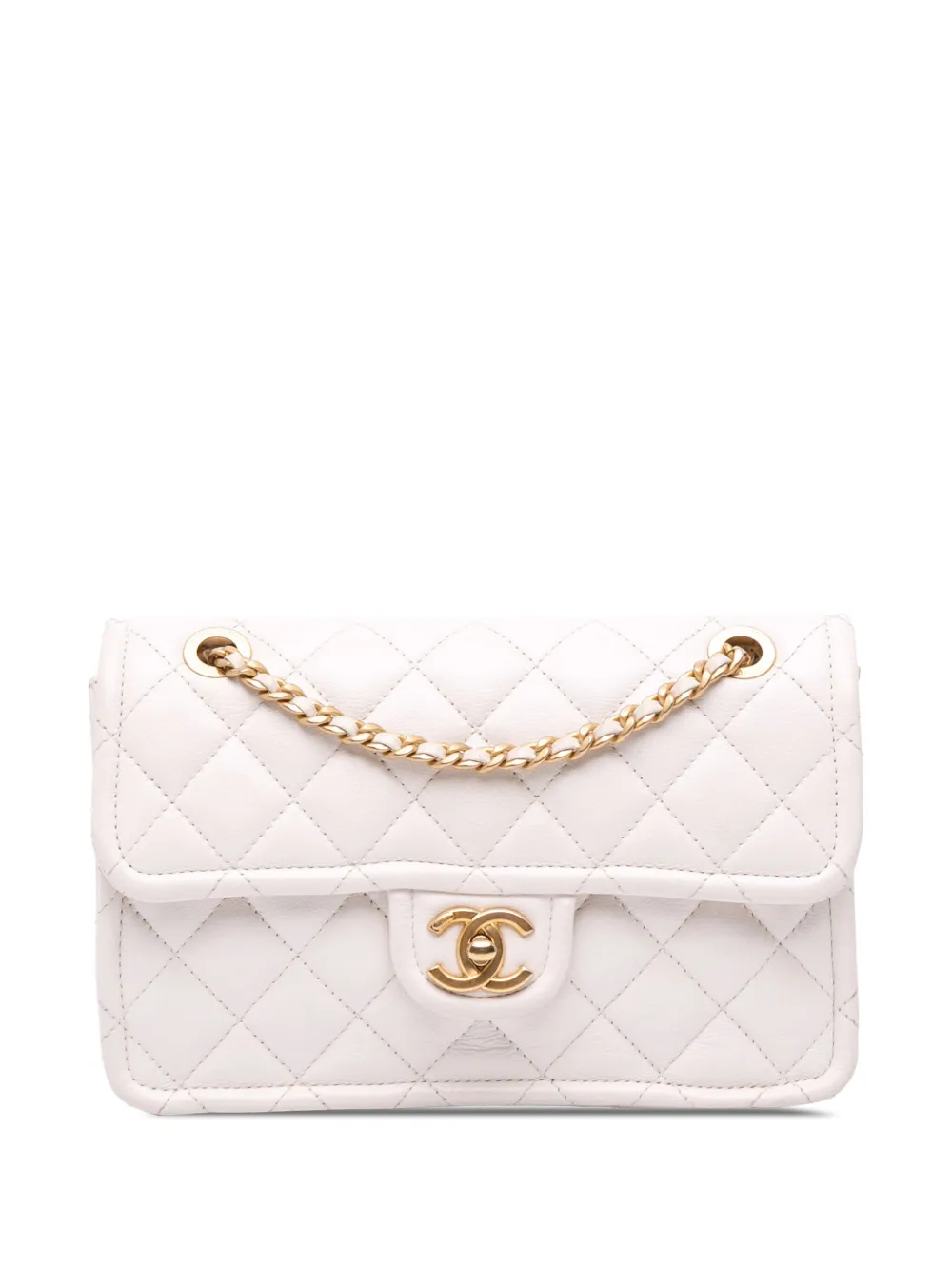 CHANEL Pre-Owned 2021 ミディアム マトラッセ キャビア スウィート クラシック フラップ ショルダーバッグ - CHANEL Pre-Owned 2021 ミディアム マトラッセ キャビア スウィート クラシック フラップ ショルダーバッグ -