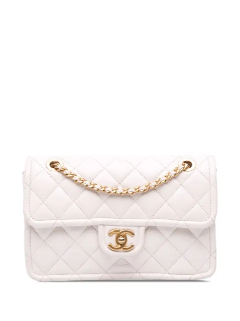 CHANEL Pre-Owned 2021 Medium Quilted Caviar Sweet Classic Flap shoulder bag