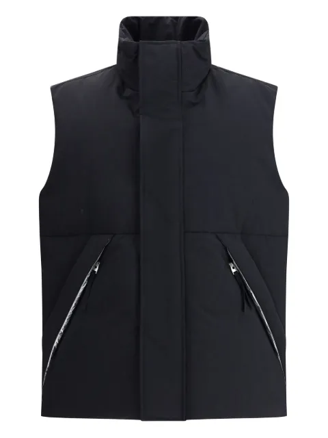 Laminar zip-pocket quilted gilet