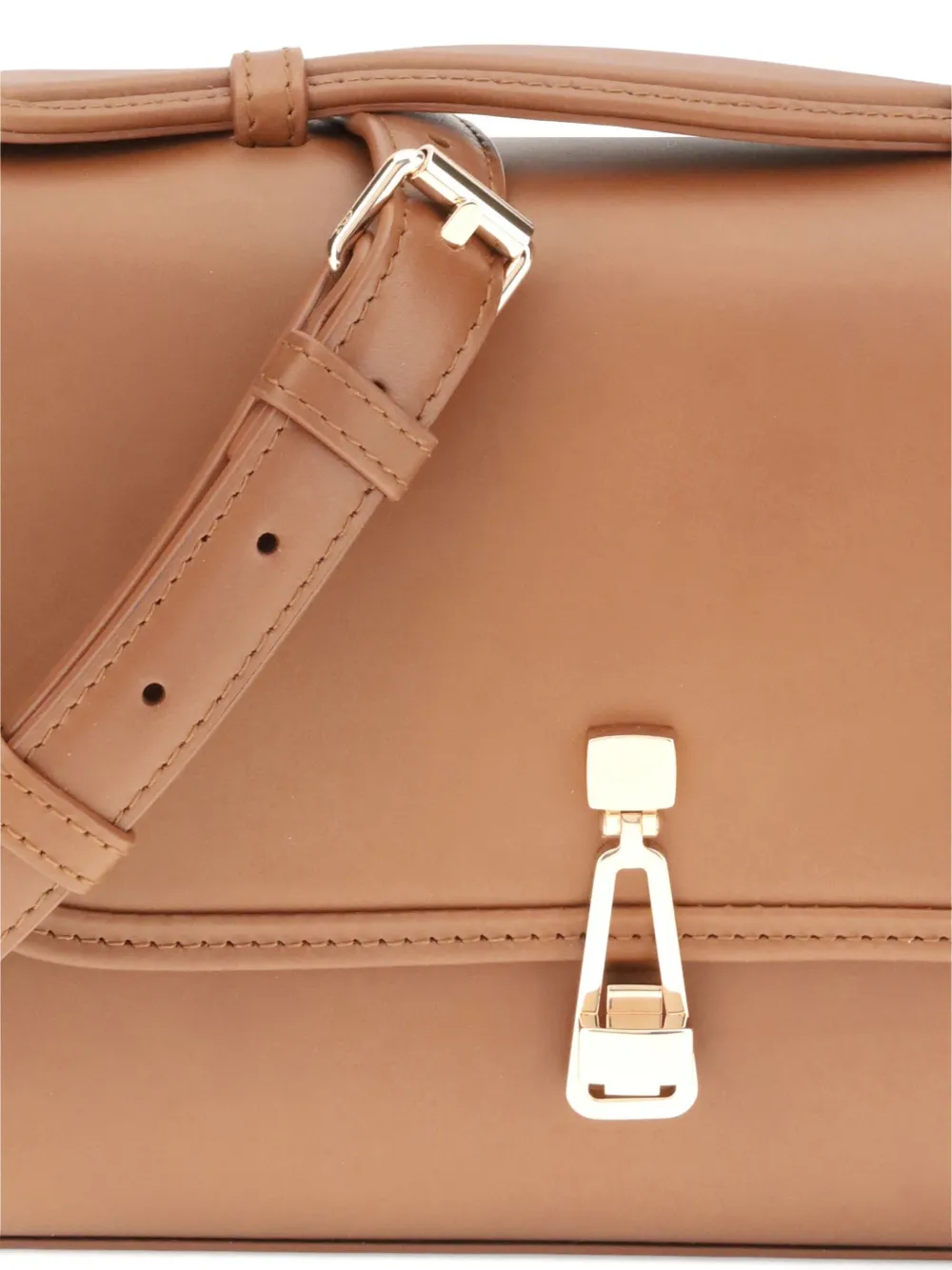 Gabriela Hearst Small Leonora Top-handle Clasp Bag In Neutral