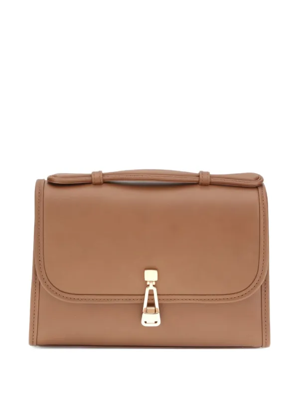Gabriela Hearst Small Leonora Top-handle Clasp Bag in Neutrals