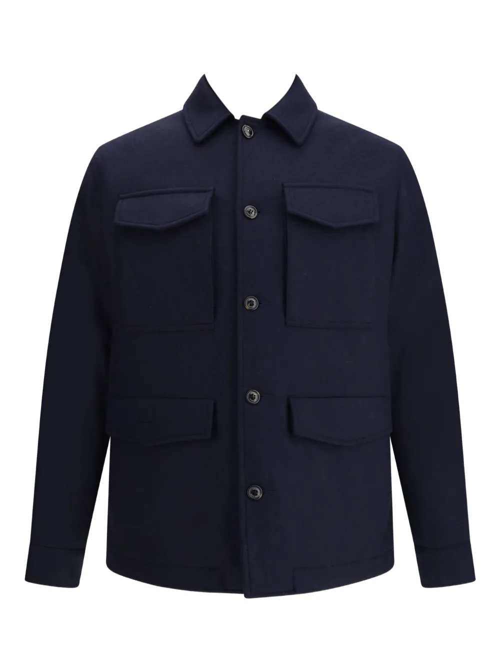 Valstar Button-fastening Flap-pocket Jacket In Blue