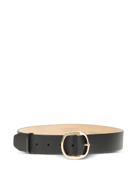 Gabriela Hearst Elster oval-buckle leather belt