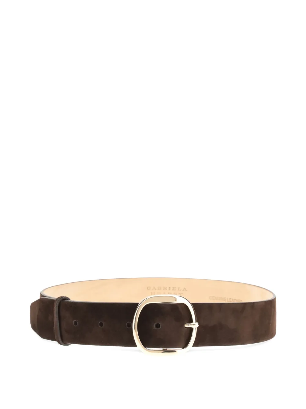 Gabriela Hearst Elster Buckle Belt In Brown