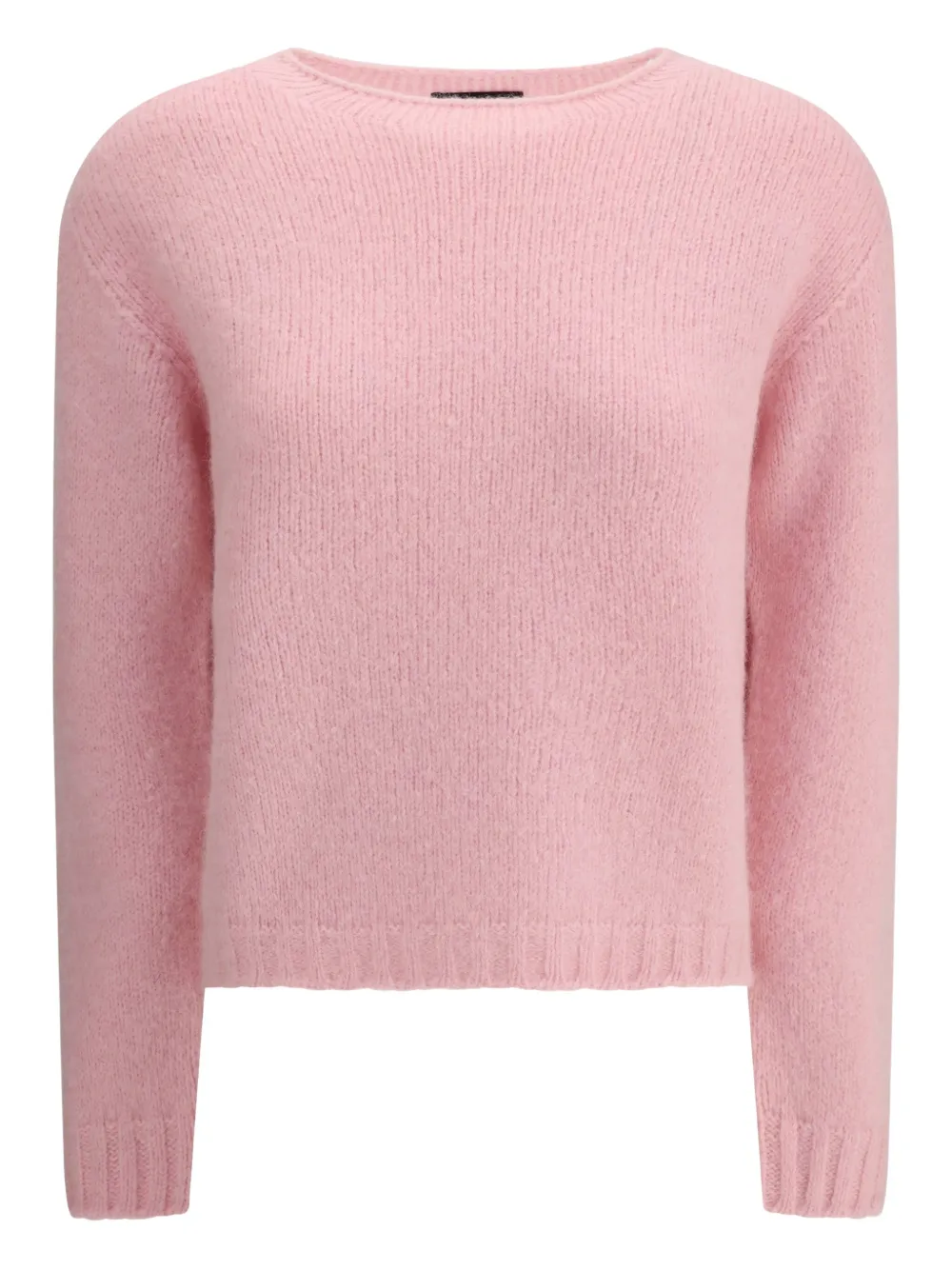 Privati Firenze Round-neck Cashmere Sweater In Brown