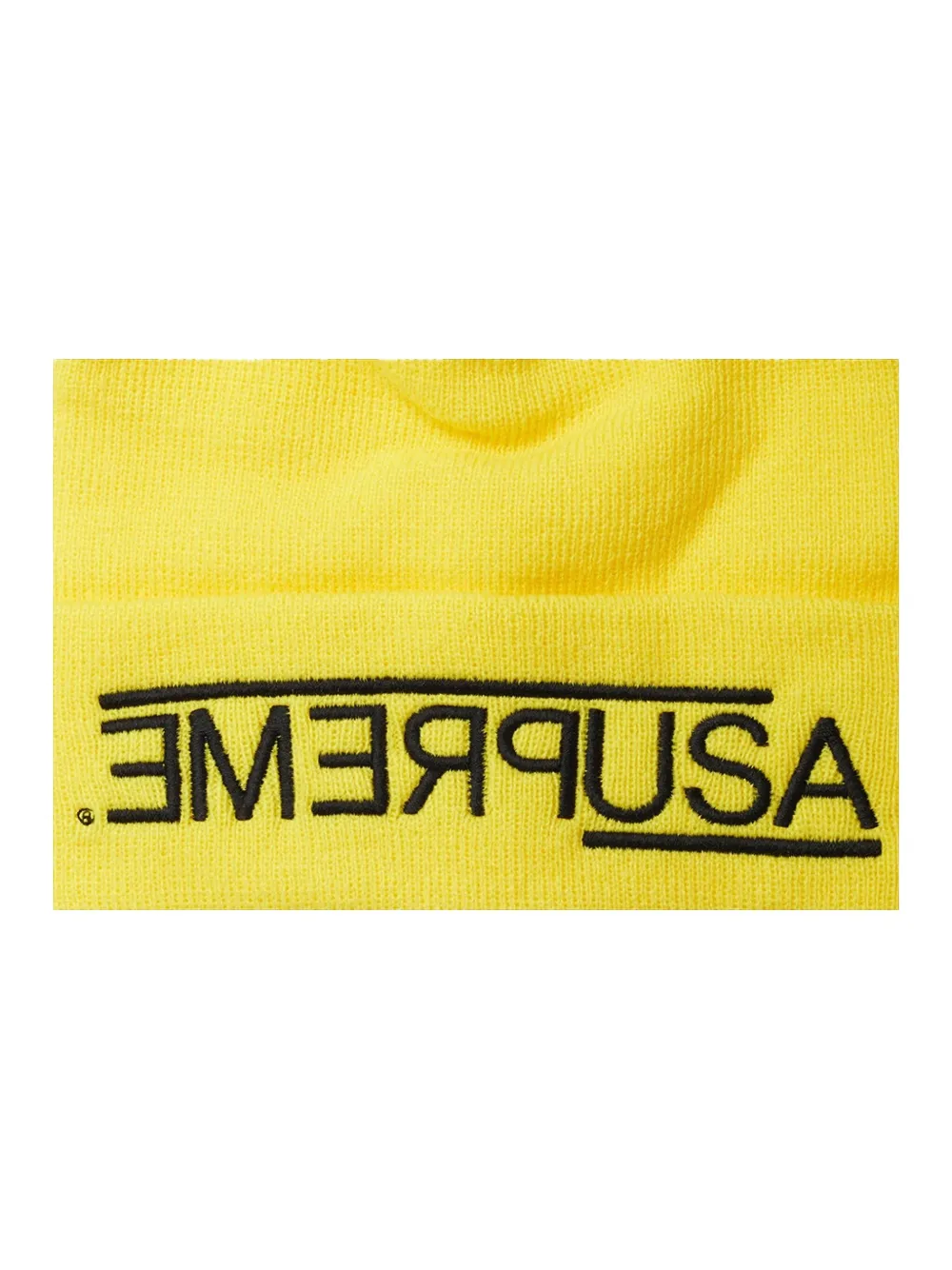 Supreme USA Yellow beanie - Geel