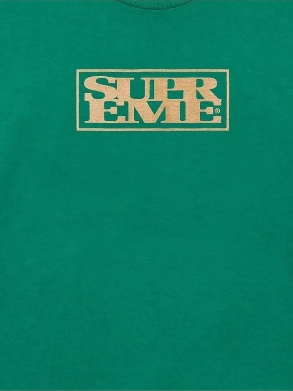 Supreme box-logo t-shirt | Green | FARFETCH