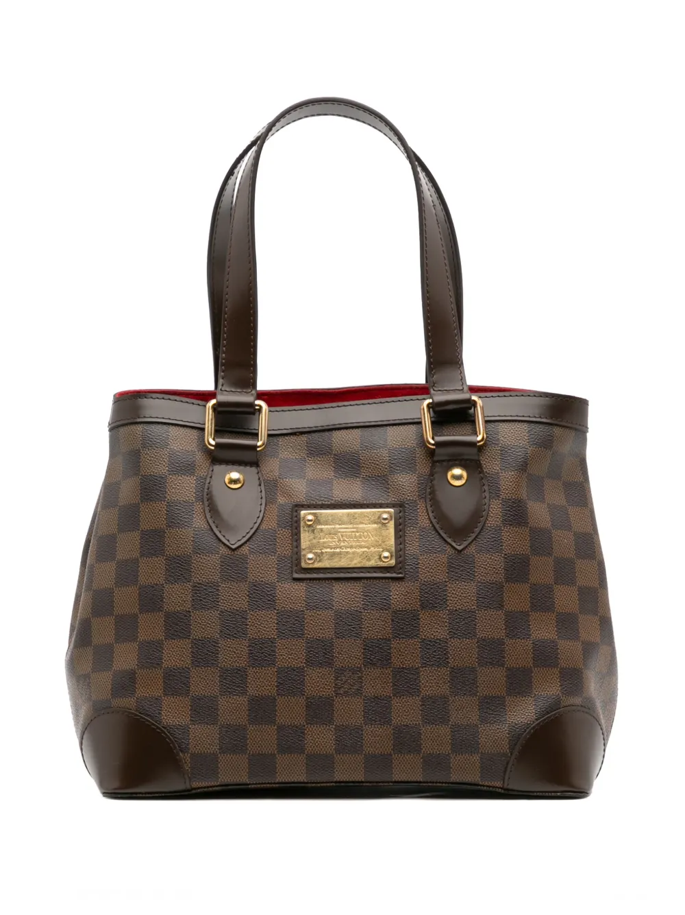 Louis Vuitton Pre-Owned 2003-2014 ダミエ エベヌ ハムステッド PM トートバッグ - ブラウン Louis Vuitton Pre-Owned 2003-2014 ダミエ エベヌ ハムステッド PM トートバッグ - ブラウン