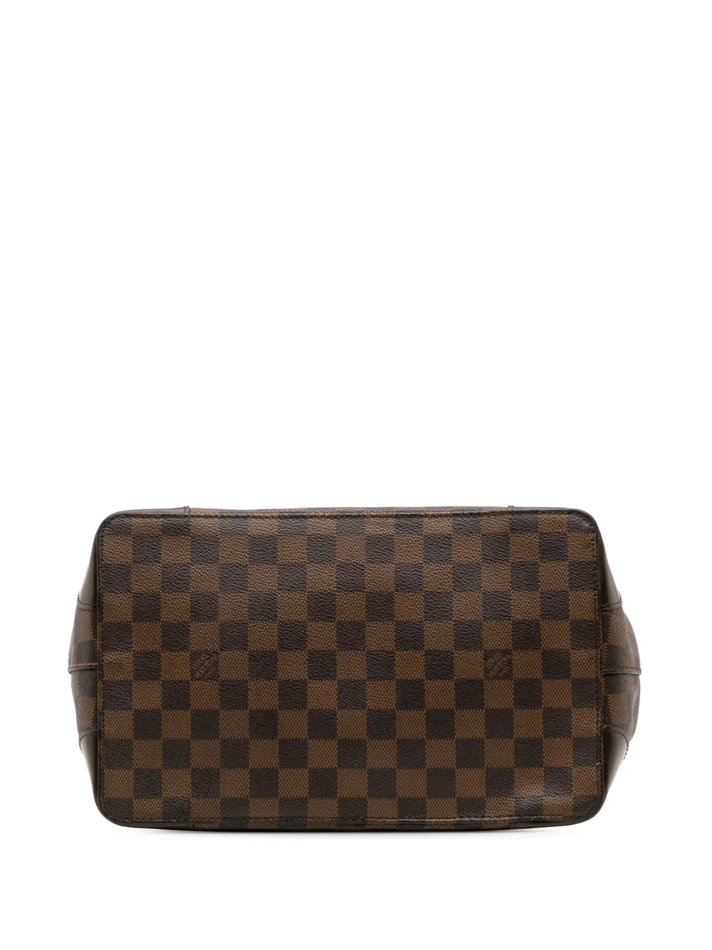 Pre-owned Louis Vuitton 2003-2014 Damier Ebene Hampstead Pm Tote Bag In Brown