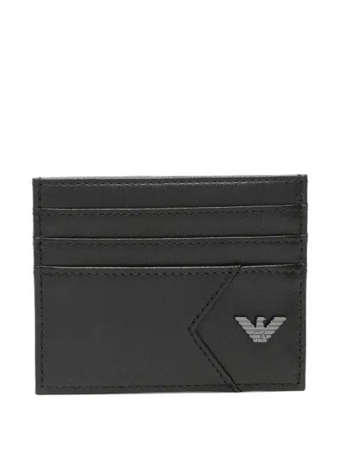 Emporio Armani eagle-plaque cardholder
