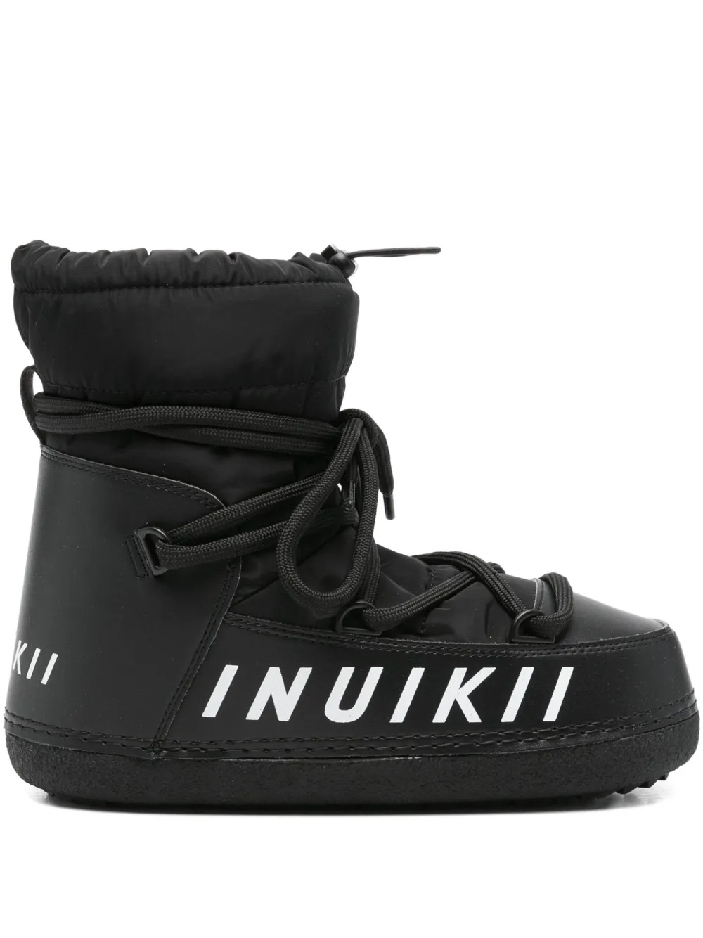 Inuikii Lace-up Padded Boots In Black