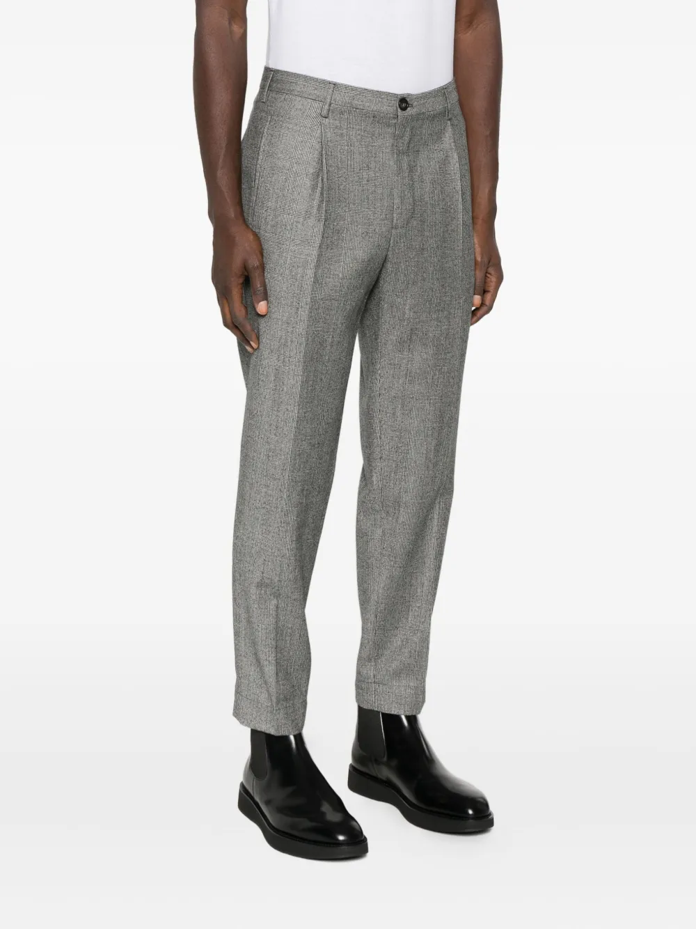 Incotex Pleated Trousers In Gray
