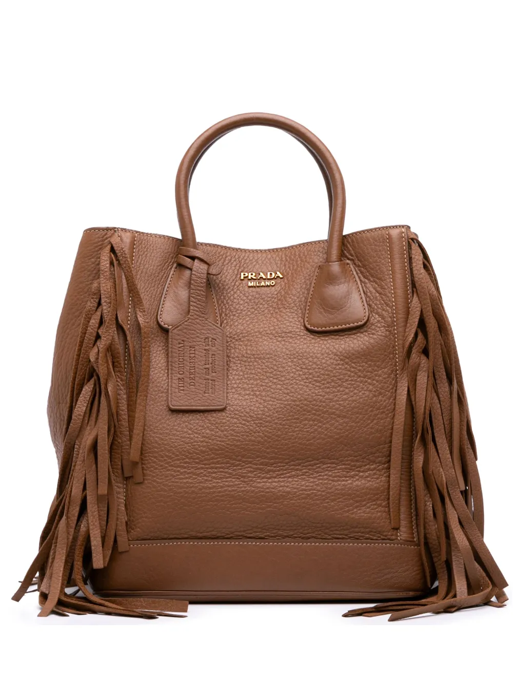 Prada Pre-Owned 2000-2013 Cervo Fringe tote bag | Brown | Image 1