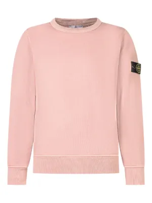 STONE  ピンク　サーマルニット Stone Island Junior クルーネックセーター | ピンク | FARFETCH JP