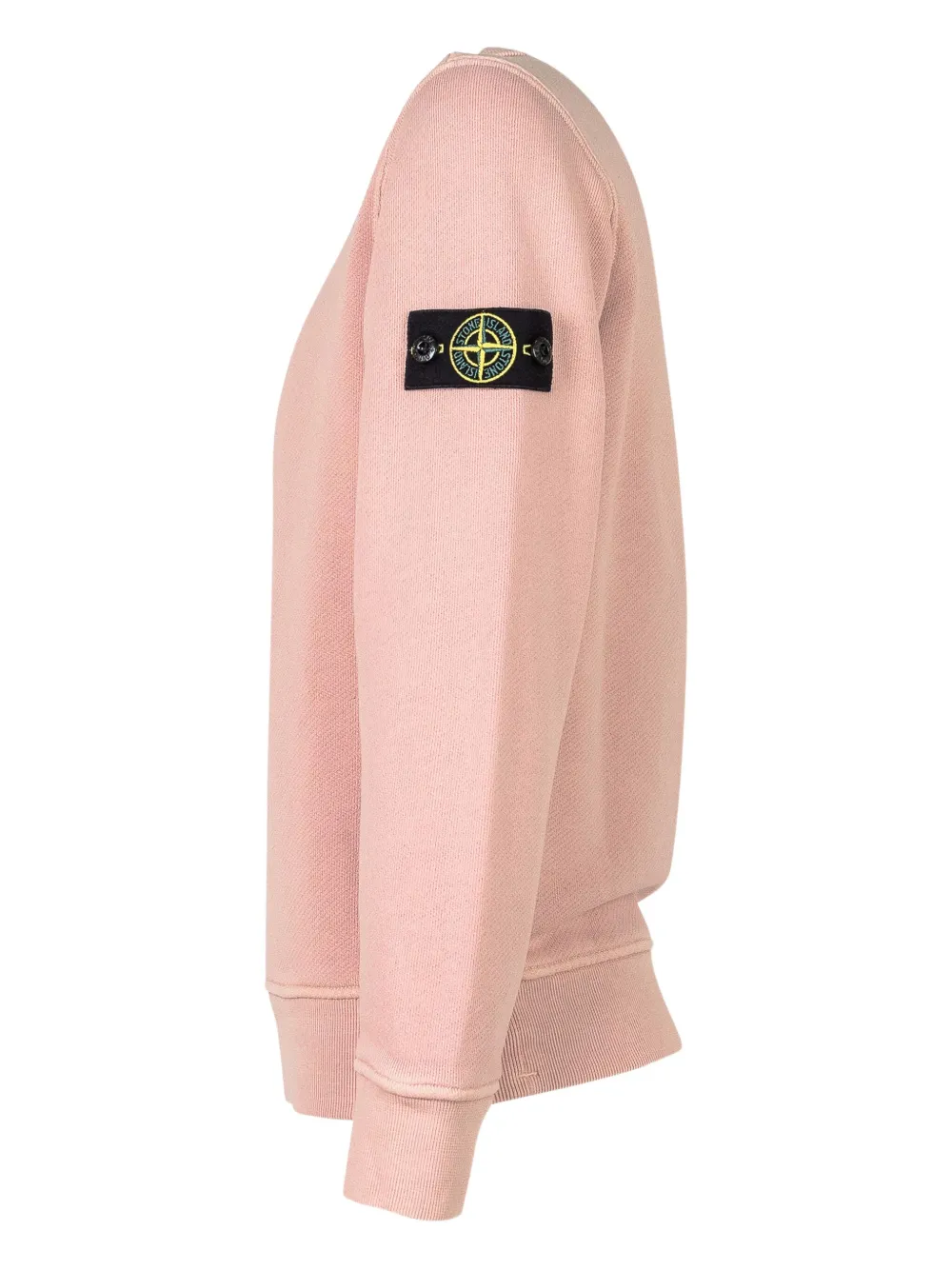 Stone Island Junior patch sweatshirt Roze