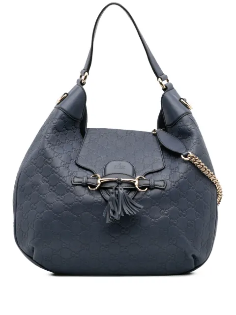 Gucci Pre-Owned 2016-2025 Medium Guccissima Emily satchel