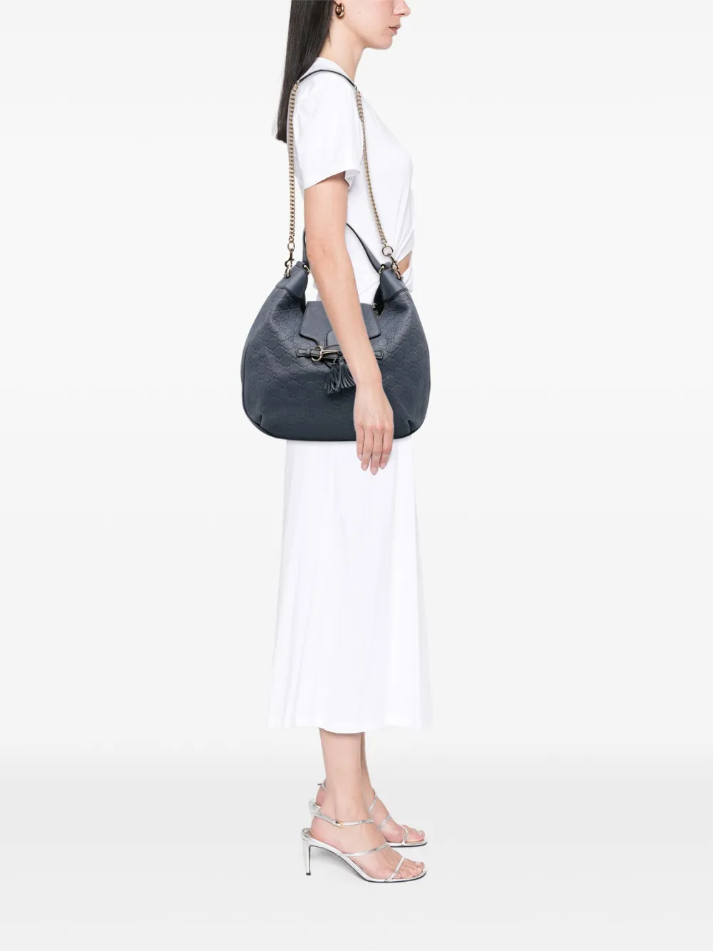 Gucci Pre-Owned 2016-2025 Medium Guccissima Emily satchel | Pre-Owned | Image 2