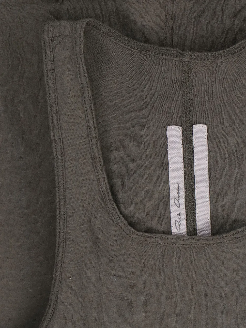 Rick Owens Classic tanktop met racerback Groen