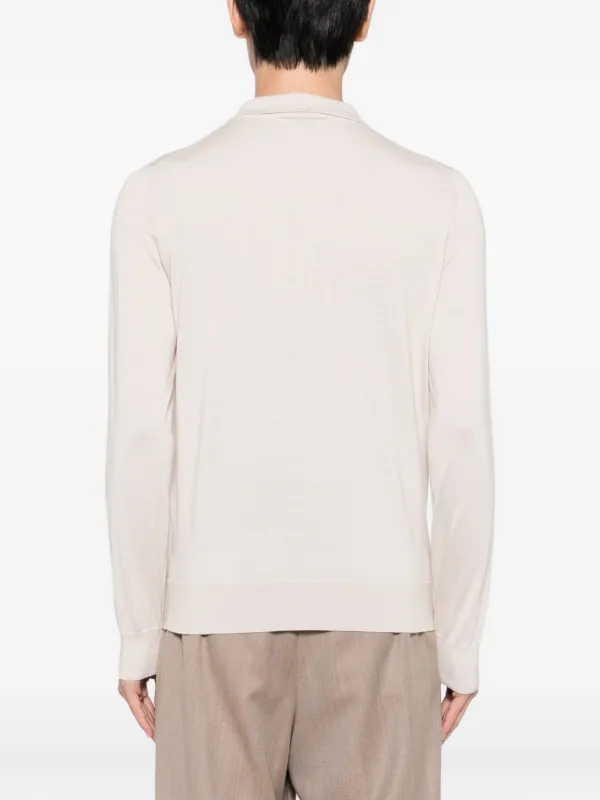 Brioni ニット ポロシャツ | ニュートラル | FARFETCH JP