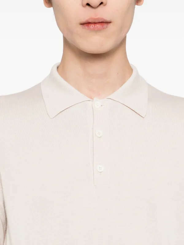 Brioni ニット ポロシャツ | ニュートラル | FARFETCH JP