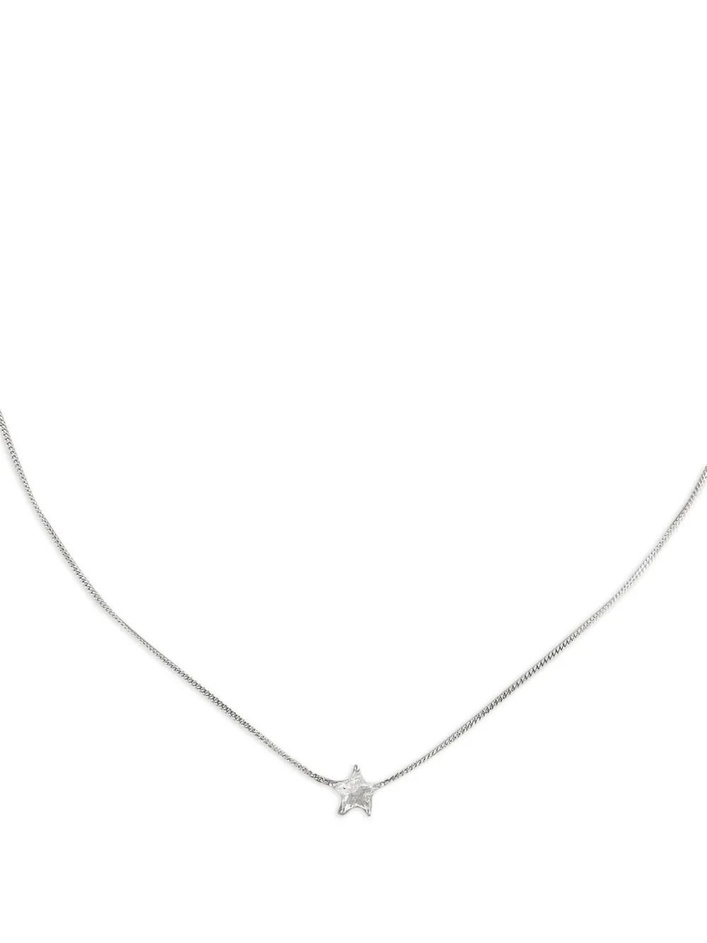 LB Exclusive platinum Star diamond necklace | Silver | Image 1