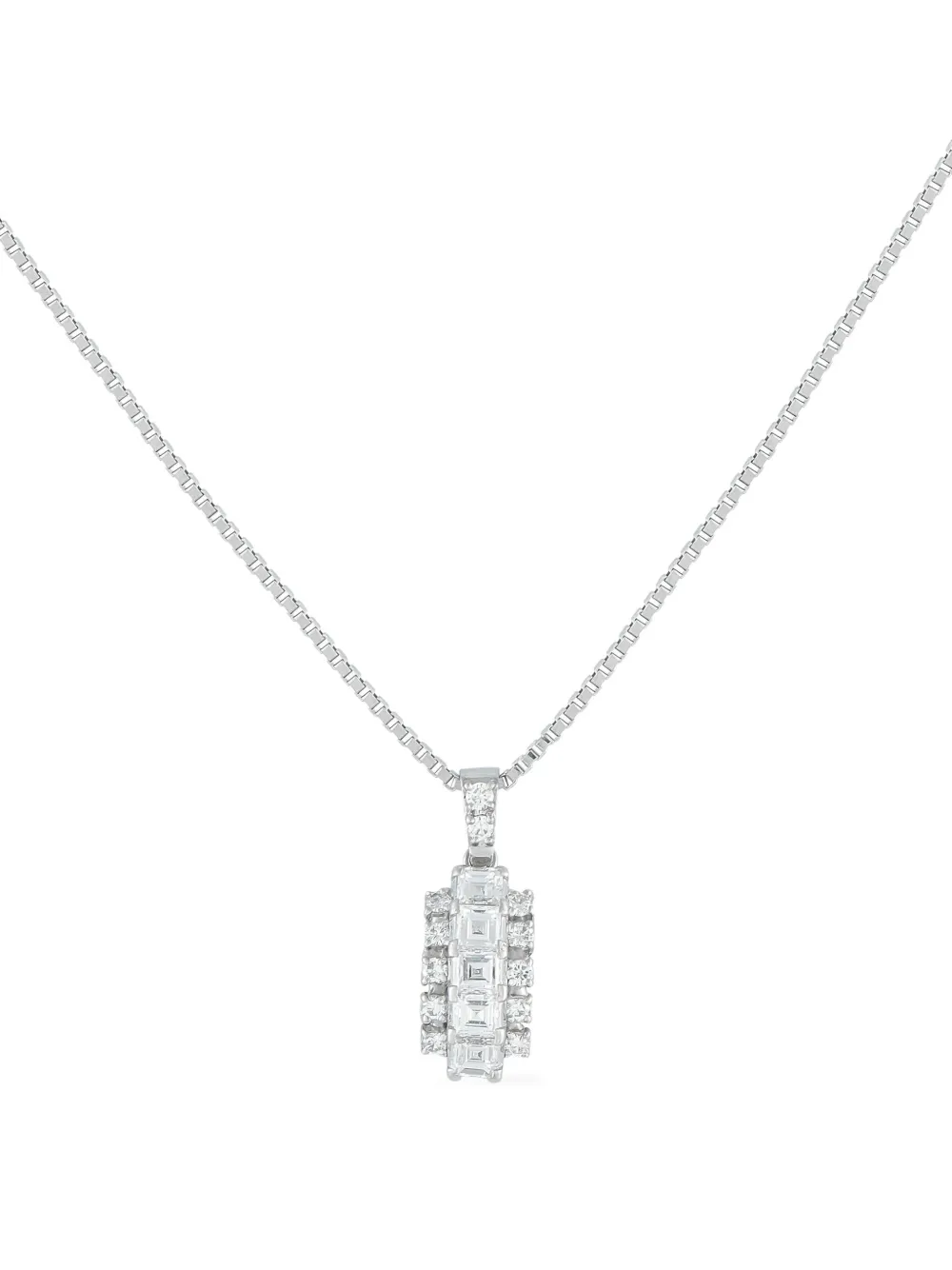 LB Exclusive ダイヤモンド ネックレス プラチナ - SILVER LB Exclusive ダイヤモンド ネックレス プラチナ - SILVER