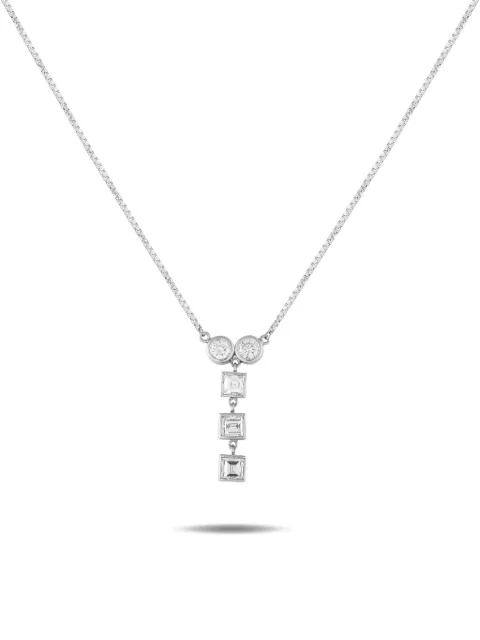 LB Exclusive platinum diamond necklace