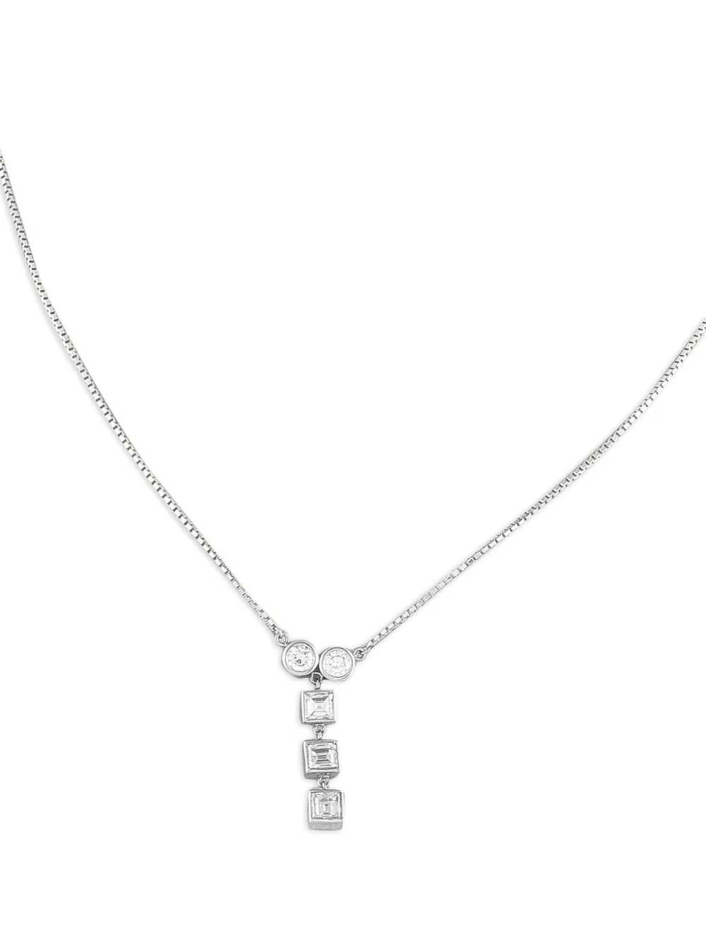 LB Exclusive platinum diamond necklace | Image 2