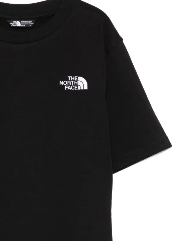 The North Face Kids logo-embroidered T-shirt | Black | FARFETCH ZA