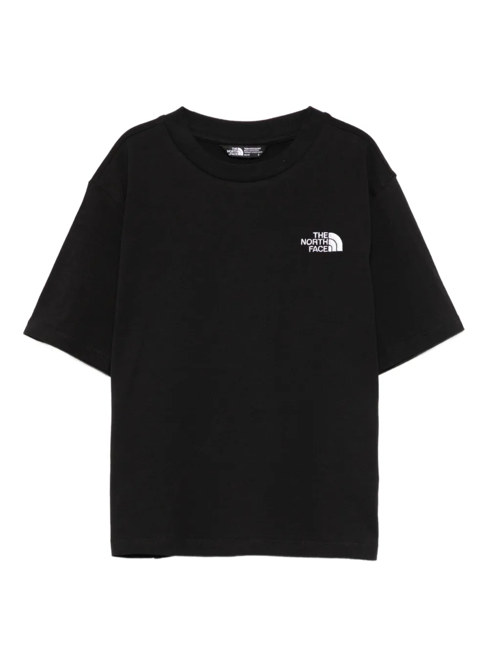 The North Face Kids logo-embroidered T-shirt | Black | Image 1