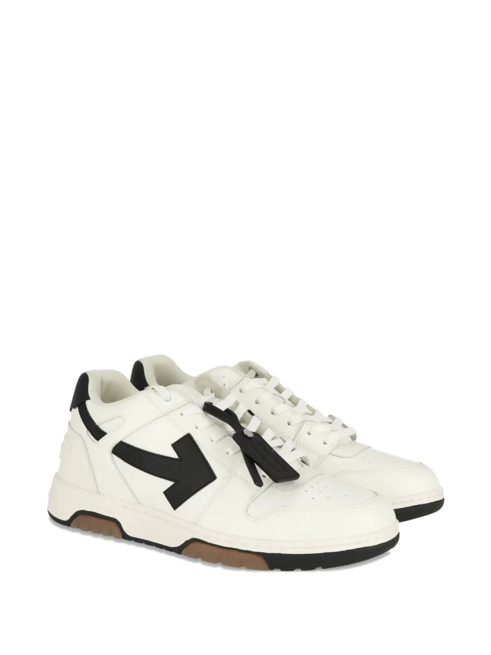 Off-white Arrow-detail Sneakers In White