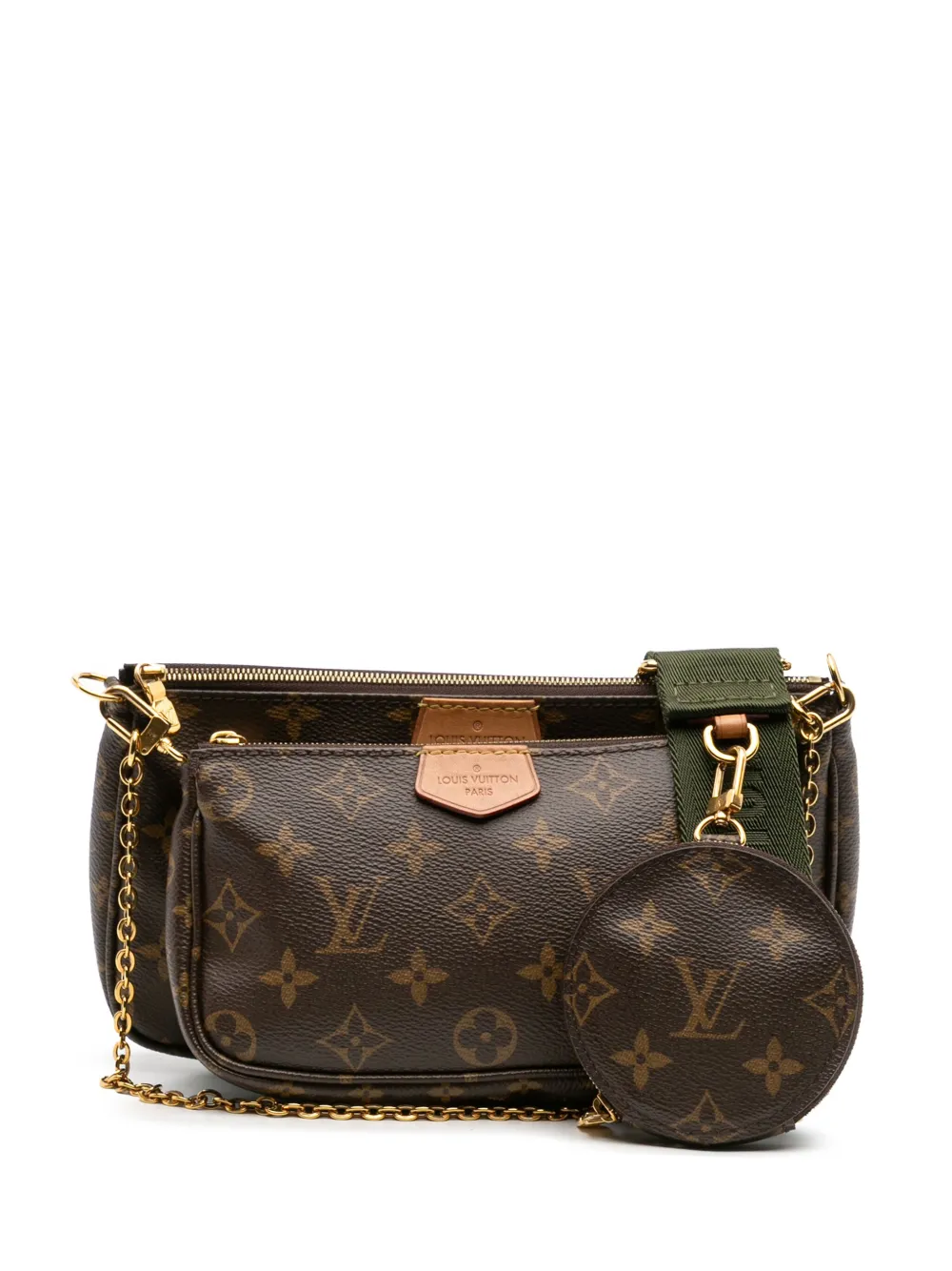 Louis Vuitton Pre-Owned 2020 モノグラム マルチ ポシェット アクセソワール サッチェルバッグ - ブラウン Louis Vuitton Pre-Owned 2020 モノグラム マルチ ポシェット アクセソワール サッチェルバッグ - ブラウン
