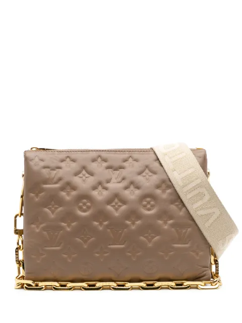 Louis Vuitton Pre-Owned 2021-2025 Monogram Embossed Puffy Lambskin Coussin PM satchel